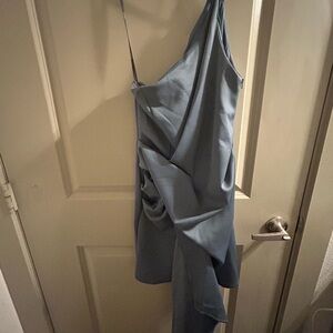 Elegant Blue Women's Dress